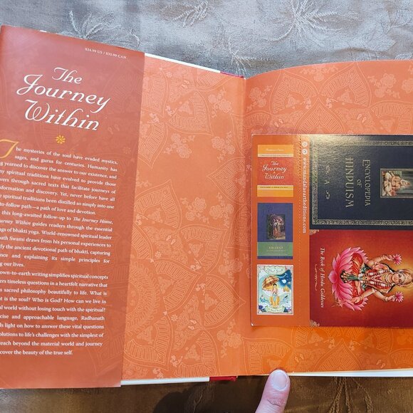 The Journey Within by Radhanath Swami, Hardcover, Used - Picture 9 of 11